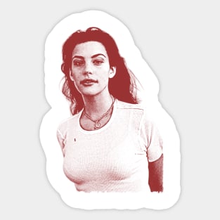 Liv Tyler Young Sticker